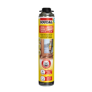 Пена монтажная профессиональная зимняя ЖЕЛТАЯ SOUDAL GUNFOAM 50