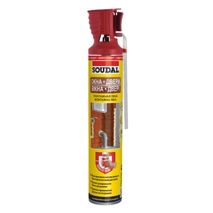 Пена монтажная бытовая зимняя SOUDAL ОКНА ДВЕРИ GENIUS GUN