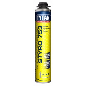Клей-пена монтажный для наружной теплоизоляции TYTAN Professional STYRO 753