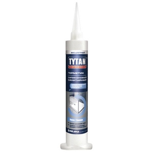 Герметик силиконовый санитарный TYTAN Professional 80 (шприц) белый