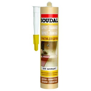 Герметик акриловый паркетный SOUDAL махагон