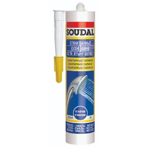 Герметик силиконовый санитарный SOUDAL бесцветный