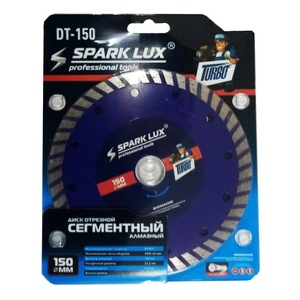 Диск по бетону алмазный TURBO SparkLux 150мм 25/100