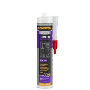Герметик силиконовый универсальный DONEWELL прозрачный DSK 100