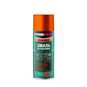 Эмаль молотковая по ржавчине DONEWELL черно-бронзовая