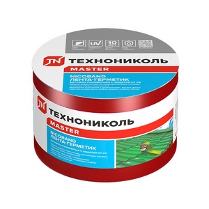 Кровельная лента NICOBAND 10 м х 10 см Красный