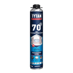 Пена монтажная профессиональная зимняя TYTAN Professional с увеличенным выходом 70