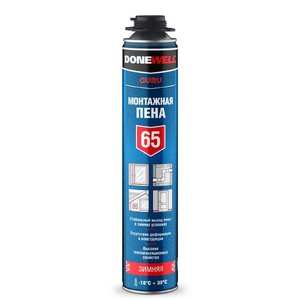 Пена  монтажная профессиональная зимняя DONEWELL 65