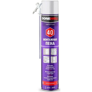 Пена монтажная бытовая всесезонная Donewell ENERGY FLEX 40
