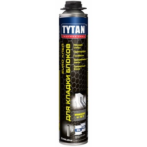 Клей-пена монтажный профессиональный для кладки блоков TYTAN Professional EURO