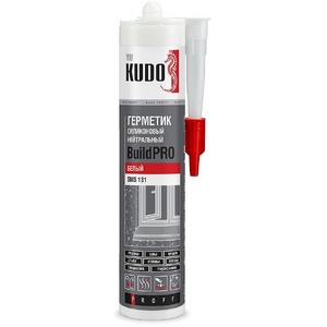 Герметик силиконовой нейтральный KUDO PROFF SMS-131 белый , 280 мл новинка!