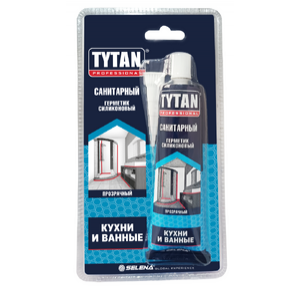 TYTAN Professional Санитарный герметик силиконовый белый 85 мл