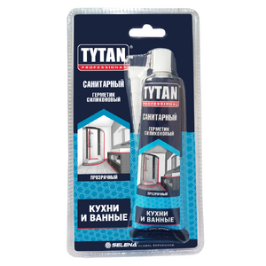 TYTAN Professional Санитарный герметик силиконовый прозрачный 85 мл