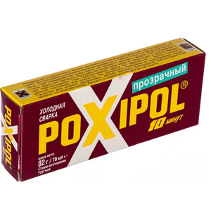 Клей POXIPOL прозрачный 70 мл (1/96) Красная этикетка