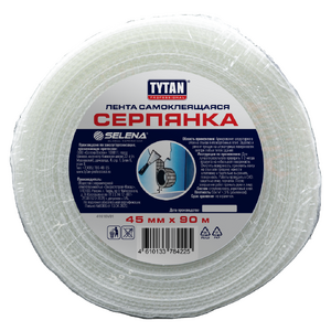 TYTAN Professional Серпянка лента самоклеящаяся белая 45мм x 90м