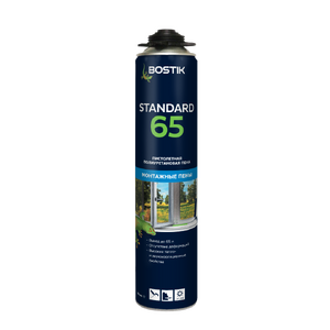 Пена монтажная профессиональная летняя BOSTIK Standard 65, 800 мл.