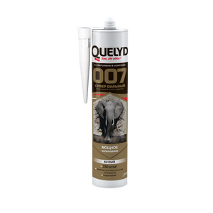 QUELYD 007 Клей-герметик супер сильный белый 400 г