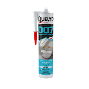 QUELYD 007 Клей-герметик Для влажных помещений белый 400 г