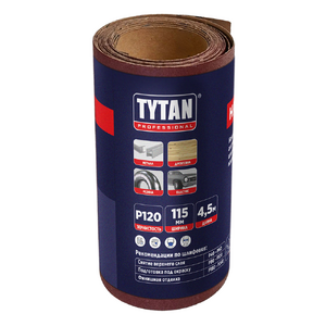 Tytan Professional наждачная бумага в рулоне (115х4500мм; P120)