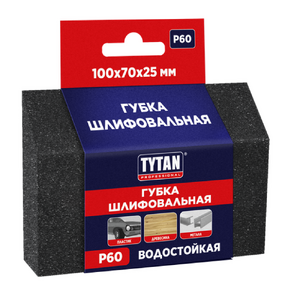 Tytan Professional губка шлифовальная четырехсторонняя угловая (100x70x25 мм; Р60)