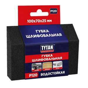 Tytan Professional губка шлифовальная четырехсторонняя угловая (100x70x25 мм; Р120)